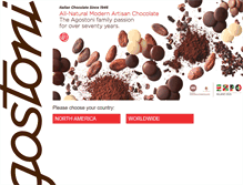 Tablet Screenshot of agostonichocolate.com